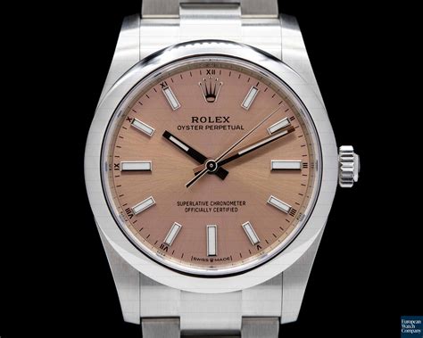 rolex oyster perpetual 34 rose|Rolex Oyster Perpetual 34mm price.